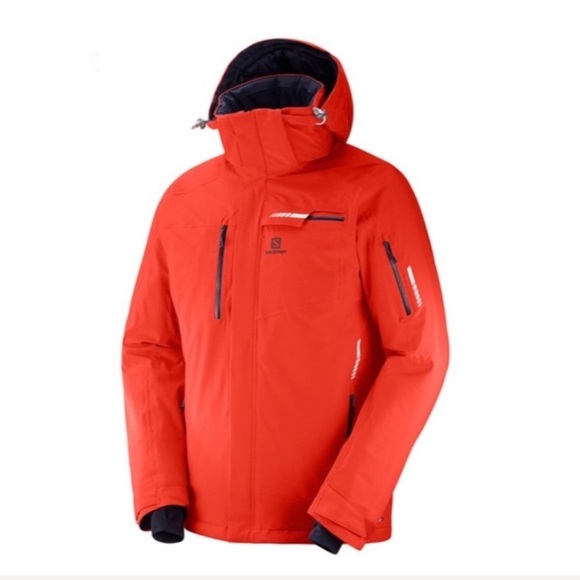 Salomon Other - SALOMON BRILLIANT SKI JACKET RED SIZE MEDIUM